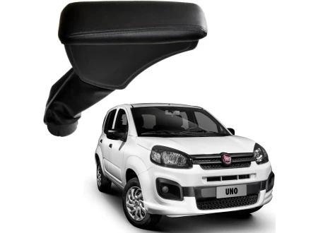 Apoio Descanso Encosto de Braço FIAT UNO WAY - Preto - 2014 a 2019