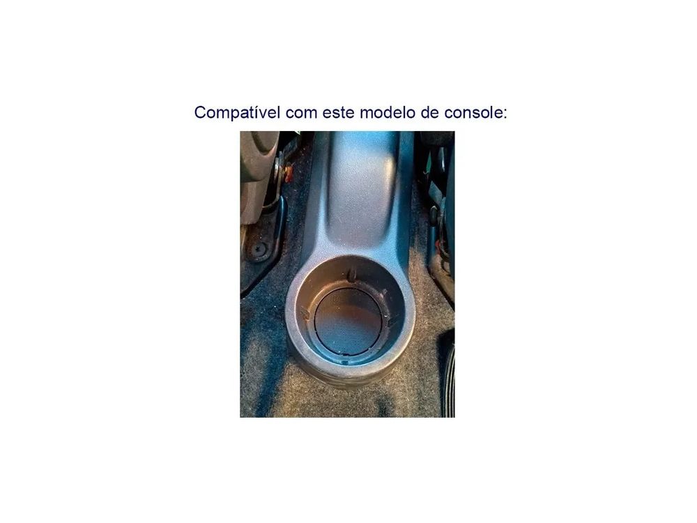 Apoio Descanso Encosto de Braço FIAT UNO WAY - Preto - 2014 a 2019